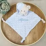 doudou personalizado azul bebé